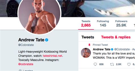 andrew tate twitter|andrew tate real twitter account.